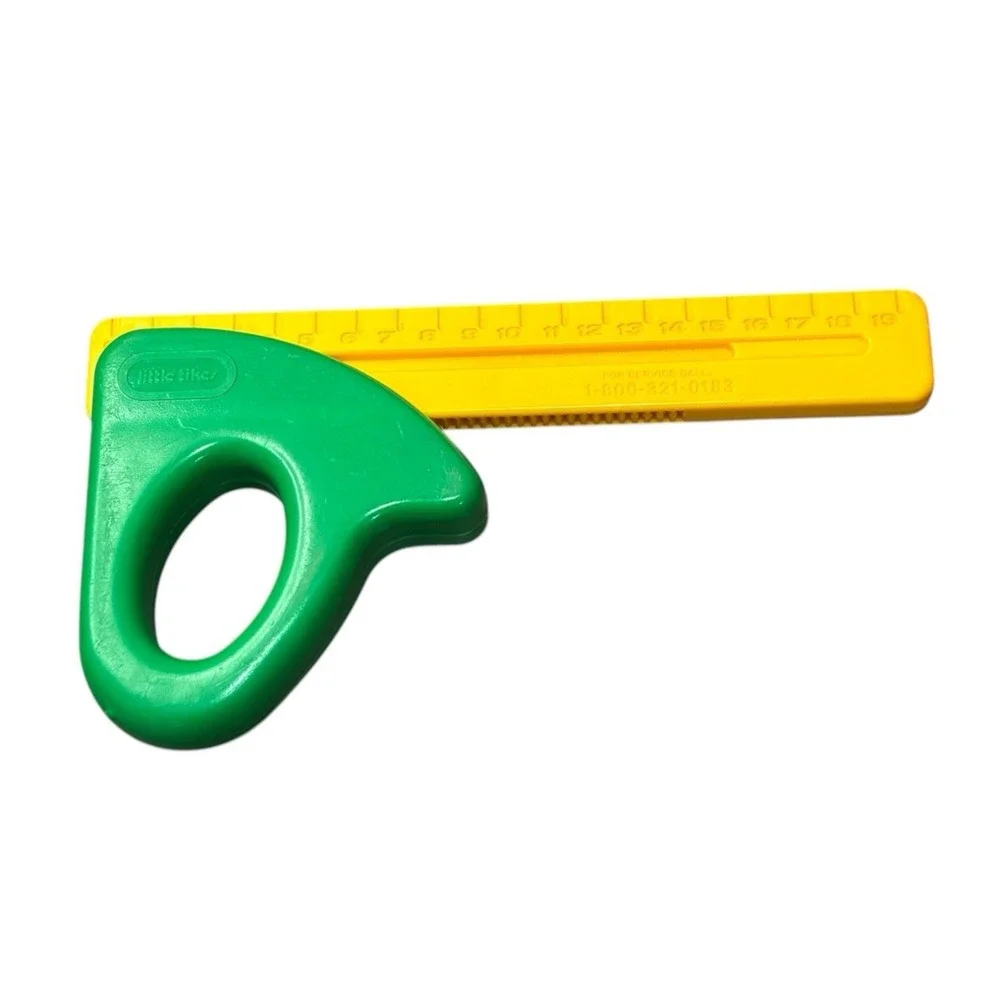 Vintage Little Tikes Play Workshop Hand Tools Sliding Square 8